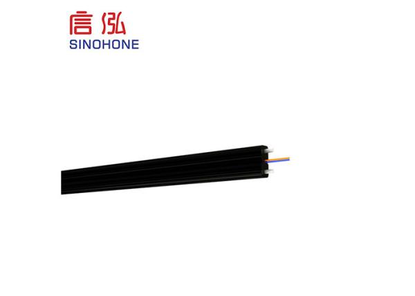 Environment Friendly Fiber Drop Cable , Fiber Breakout Cable Simple Structure