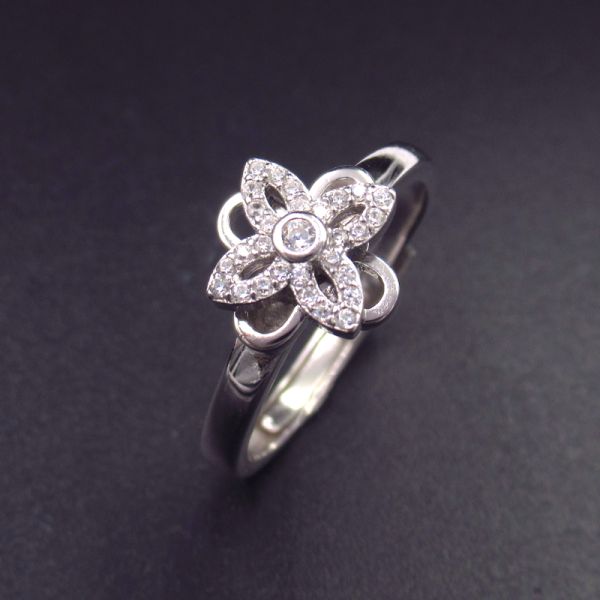 Серебр кольца 925 жемчуга минималистичного стиля одиночный с королевской формой кроны