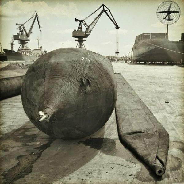 Marine Salvage Airbags Anti Aging Rubber Uniform Pressure Distribution Long Service Life