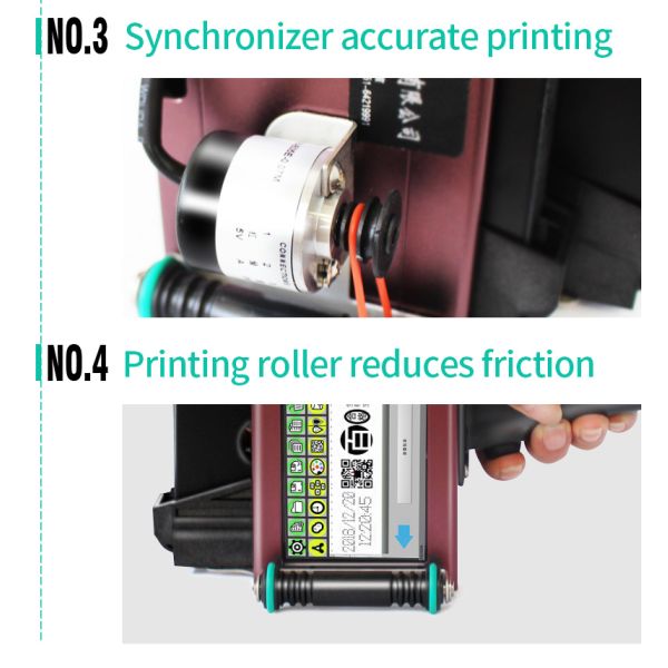 Single Color Handheld Inkjet Printer for English Number Qr/bar Code at Affordable