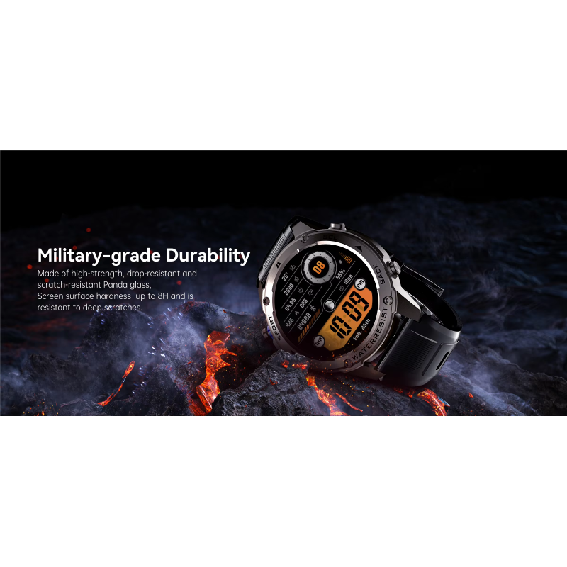 Smart Watch Men 500 MAh 1.43 Inch AMOLED 5ATM Waterproof Heart Rate Outdoor Sports Smartwatch