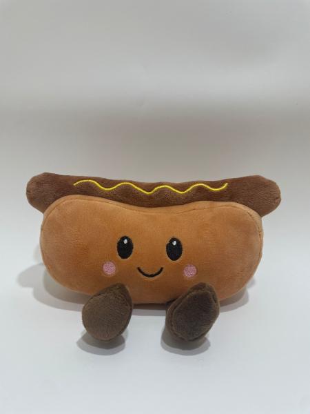 7 Pcs Assorted Hotdog Plush Toys, Cute Food Stuffed Animals For Kids And Home Decoration