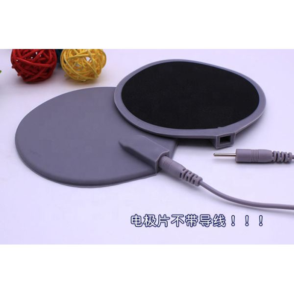 Wholesale 4 inch round carbon rubber electrodes tens pads electrotherapy equipments