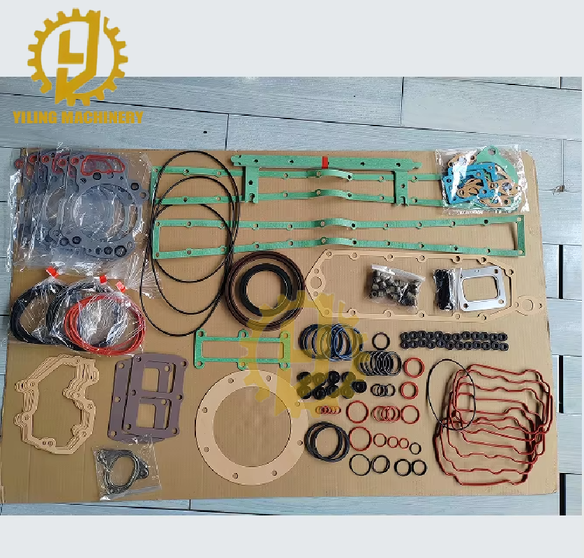 S6D125 Engine Head Gasket Kit for Komatsu S6D125 Engine Overhaul Gasket Full Gasket Set