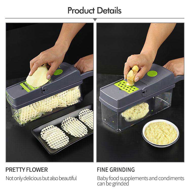 13PCS установило многофункциональный ручной Slicer овоща с Peeler