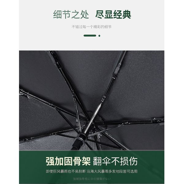 Agile Supply Chain Triple Folding Umbrella with Custom Logo Printed and UV Block Perfect