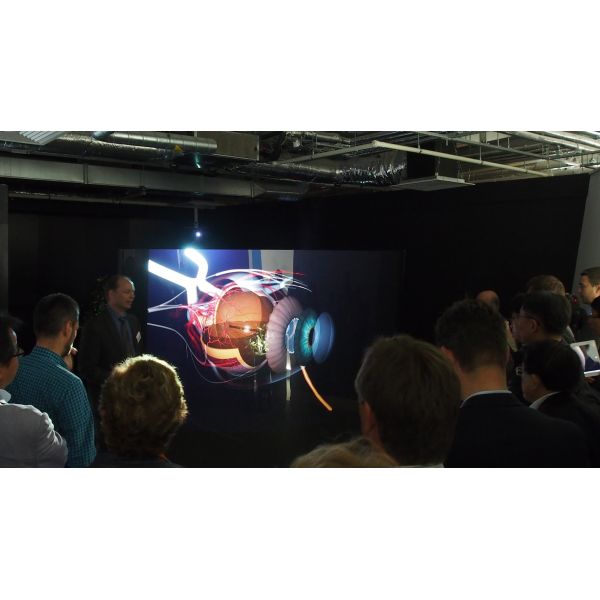 RoHS 1.52m Width Rear Projection Film Transparent Glass Optical