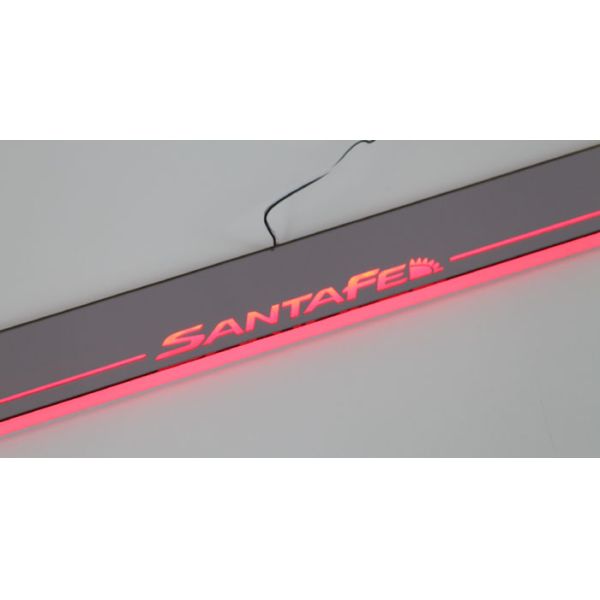 Hyundai SantaFe IX45 LED light car door sill scuff plate China wholesale