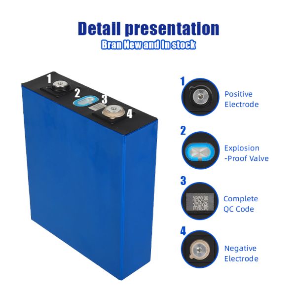 Lishen 202Ah 3.2V LiFePO4 Battery Cell for Solar System RV Boat Golf Cart China Shipping