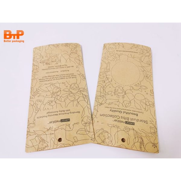 Compostable Package Zipper Bag  Biodegradable Materials Plastic Bags PLA Paper Pouch Bag Eco-friendly Material Packaging
