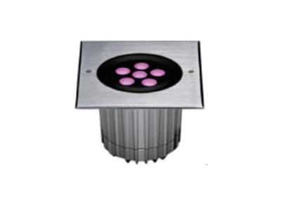 6 * 2W ou 3W o quadrado Front Cover conduziu a luva leve da montagem da luz de Inground incluída