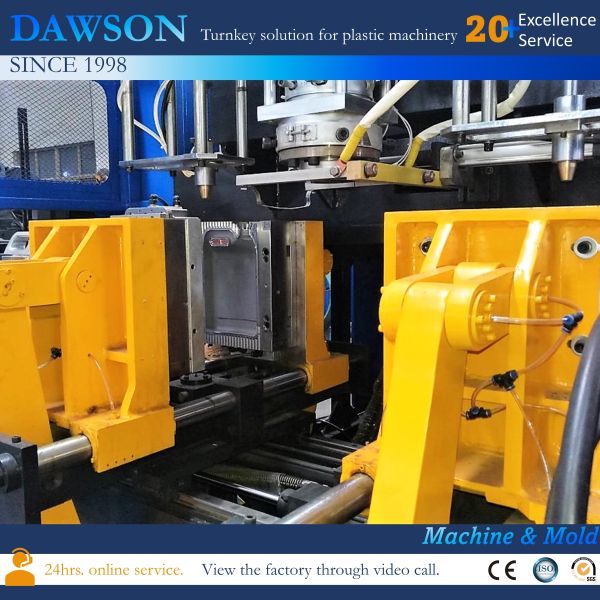 HDPE PP Plastic Processed Blow Molding Machine For 5 Liter Jerry Can Engine Oil Bottle Chemical Container Manufacturing