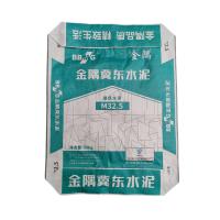 Sac en plastique 20gsm de valve tissé par pp de ciment avec la valve Papier d'emballage Brown