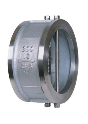 API 594 Wafer Type Industrial Check Valve Light Weight For Water Hammer Reudction