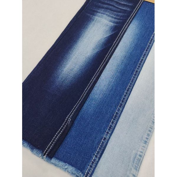 9.3oz Dual-Core High Spandex warp slub 85%Cotton Denim Fabric 10S For Jeans