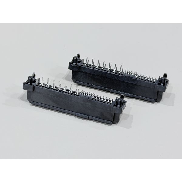 SAS 3.0 29Pin Female PCB Connector, 1.27mm Pitch Mixed SMT + TH Pin Terminal Connector for Server, Automotive & Power Wire Cable Signal Transmission