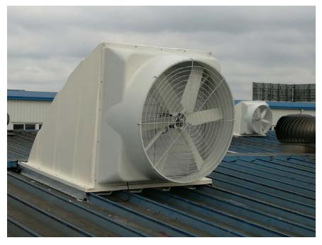 Fans de ventilação de gado de fibra de vidro de 48 850W
