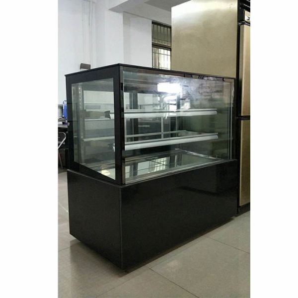 Fan Cooling 220V Transparent Bakery Display Fridge