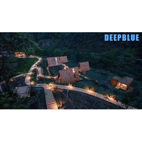 Легкая стальная рама сборный бунгало дома дерево купол отель домик садовый дом