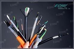 ROHS PUR wear resistant with overall copper screen robot cable EKM70973 for high bending, twist or other applications