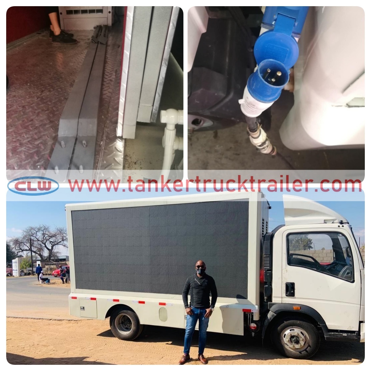 HOWO 4×2 RHD Outdoor Digital Mobile LED Display Truck