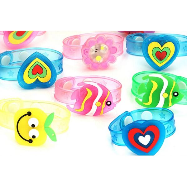 Halloween glow bracelets Flash wrist band Halloween props bar