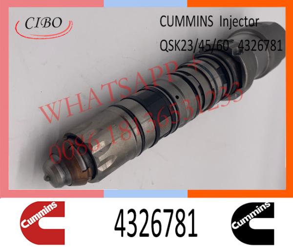 Injecteur de gazole de CUMMINS 4326781 4002145 4087894 4088428 moteur de la pompe d'injection QSK23 QSK45 QSK60