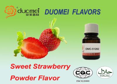 Water Soluble Liquid Sweet Strawberry Flavour Powder For Instant Solid Drinks