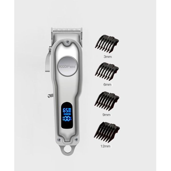 Low Noise Dog Grooming Kit Pet Clippers Cordless Electric Quiet Hair Trimmers Set