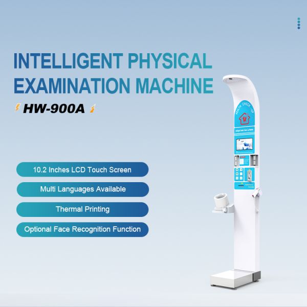 User-friendly Self Health Center Ultrasonic Height Weight BMI Scale Health Analyzer