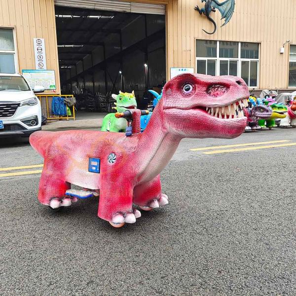 Kiddie Dinosaur Electric Scooter Remote Control Realistic Dinosaur Animatronic