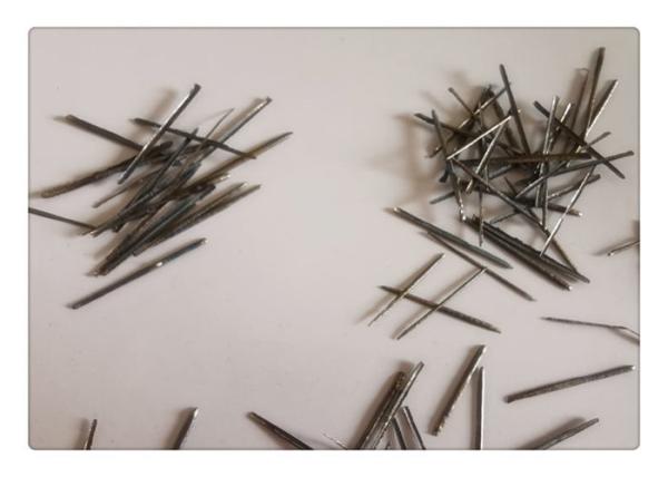Crescent Melt Extracted Stainless Steel Fiber Heat Resistance For Refractory Bricks