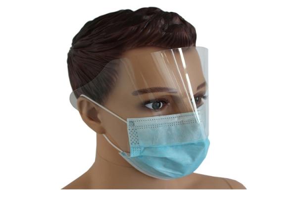 Earloop 3 Ply Disposable Face Shield  Non Woven Smooth Inner Lining