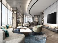 Luxurious Leather and Velvet Executive Lounge Furniture for a Sophisticated Look