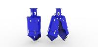 Pile Machinery Drill Rig Bucket Teeth Two Flap 1200mm