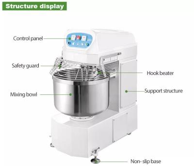 Spiral 220v Commercial Flour Mixer , Dough Mixer Bakery