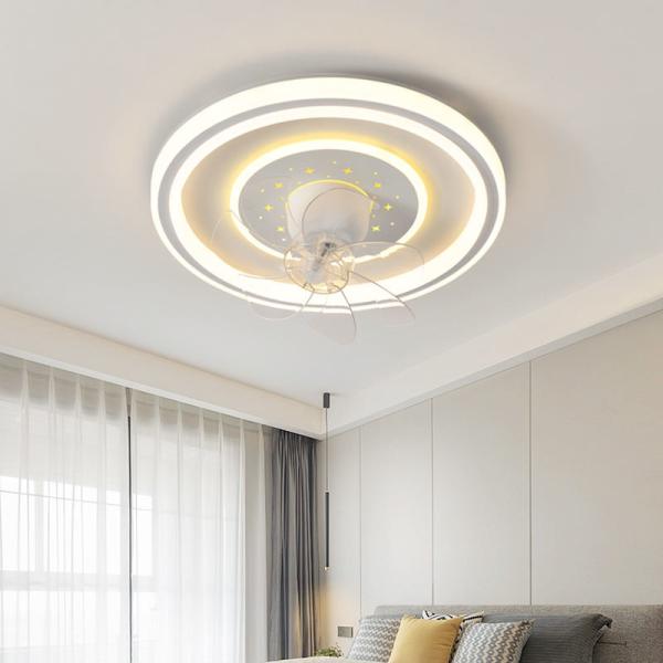 Mayorista Ventilador de Techo con Luz Minimalista Moderno, Ventiladores de Techo con Iluminación Creativa Control Remoto