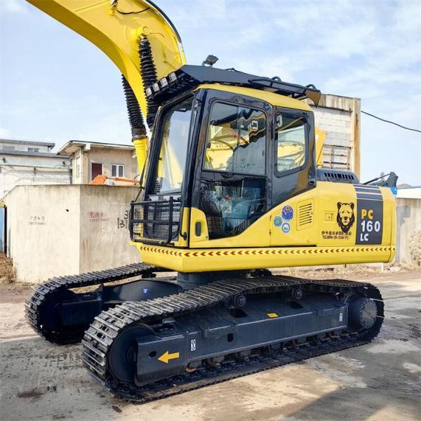 PC160-7 Komatsu 16 Ton Excavator Used Excavator Machine Weather Proof