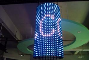 Professional Remote Control Soft Flexible LED Screen 4mm AC 110V - 220V