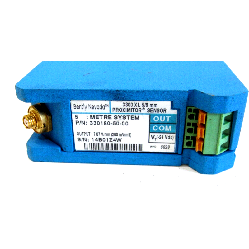 Bently Nevada 330180-50-00 3300 XL Proximitor Sensor with API 670 Compliance RFI/EMI Immunity and ClickLoc Connectors