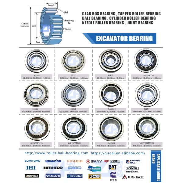 NUP2207E 35x72x23mm cylindrical roller bearing single row straight bore removable inner ring two-piece