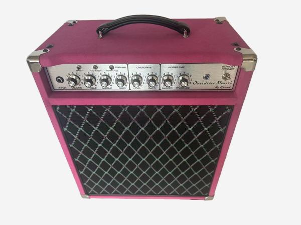 Custom Grand Handwired Overdrive Reverb 20 Watt 1x12 Combo Purple Suede 2 X EL84 3 X 12ax7 JJ Tubes