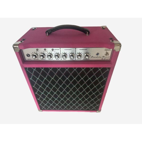 Custom Grand Handwired Overdrive Reverb 20 Watt 1x12 Combo Purple Suede 2 X EL84 3 X 12ax7 JJ Tubes