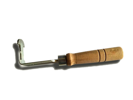 Décapant en acier plaqué de vue de ruche d'équipement de ruche d'abeille avec la poignée en bois pour le nettoyage