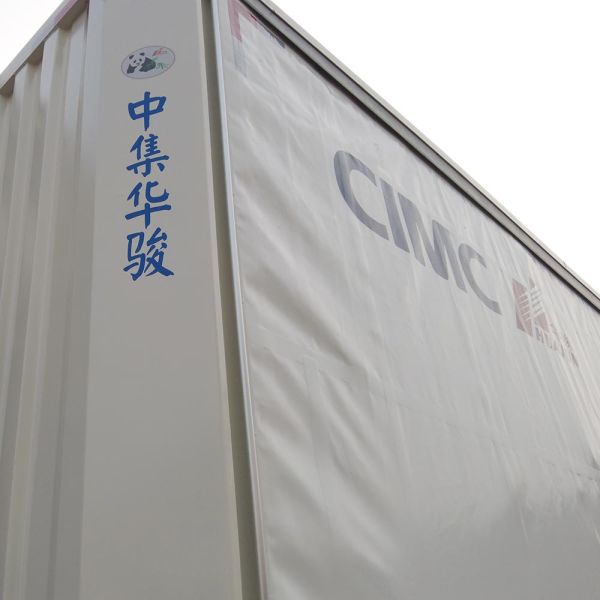CIMC HUAJUN Trailer Curtain Tensioner 3 Axles 40 ft Drop Deck for Dry Cargo Transport
