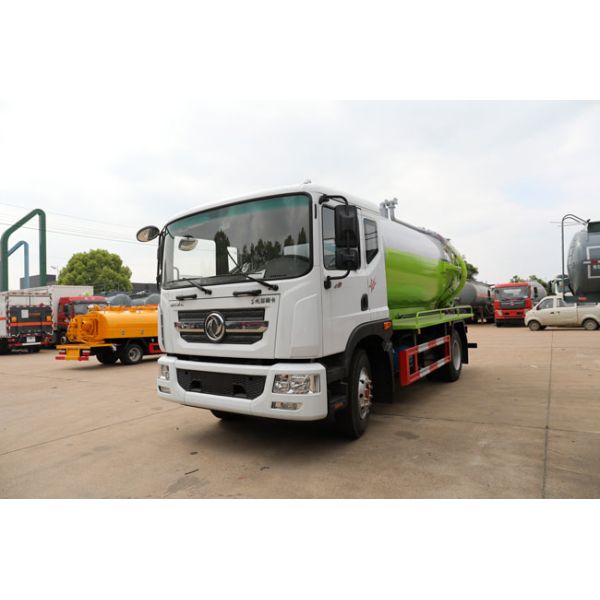 Le moins cher 4*2   10000 Litres  12000 Litres Camion d'aspiration d'eaux usées avec pompe à eaux usées