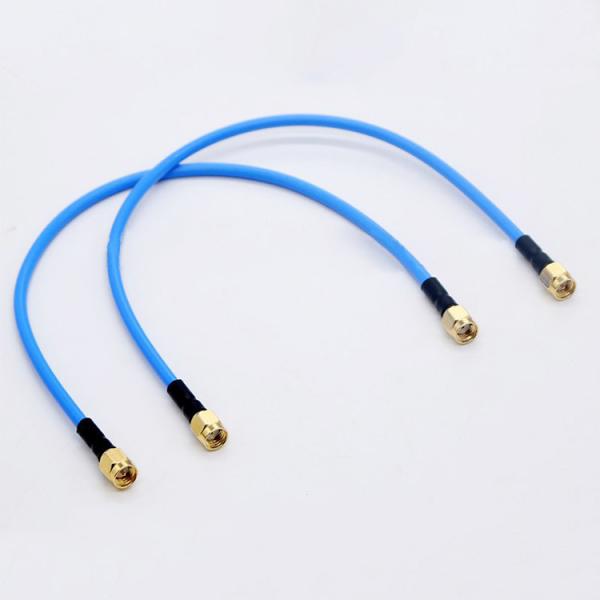 Antenna Adapter RF Cable Assemblies Semi Flexible 16cm SMA Male Connector ODM