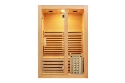 3KW Canadian Cedar One Person Steam Sauna Room Wooden Steam Bath Cabin