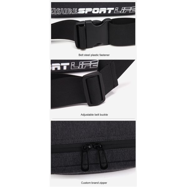 Rainproof Sweatproof Waterproof Fanny Pack Mens Waist Bags 0.5KG