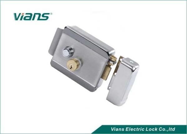 DC12 V Keys Double Cylinder Electric Rim Lock with 12mm tongue for garage door